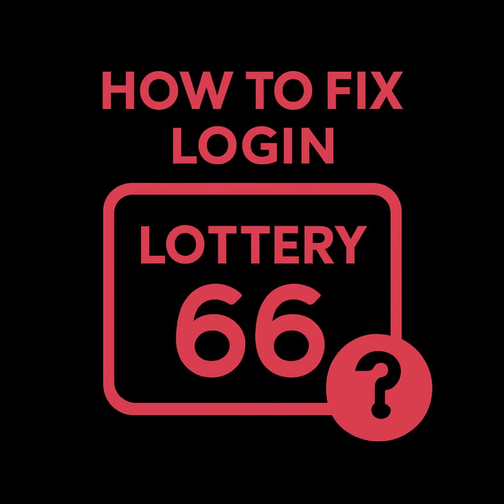 Icon representing support for fixing Lottery 66 login issues.