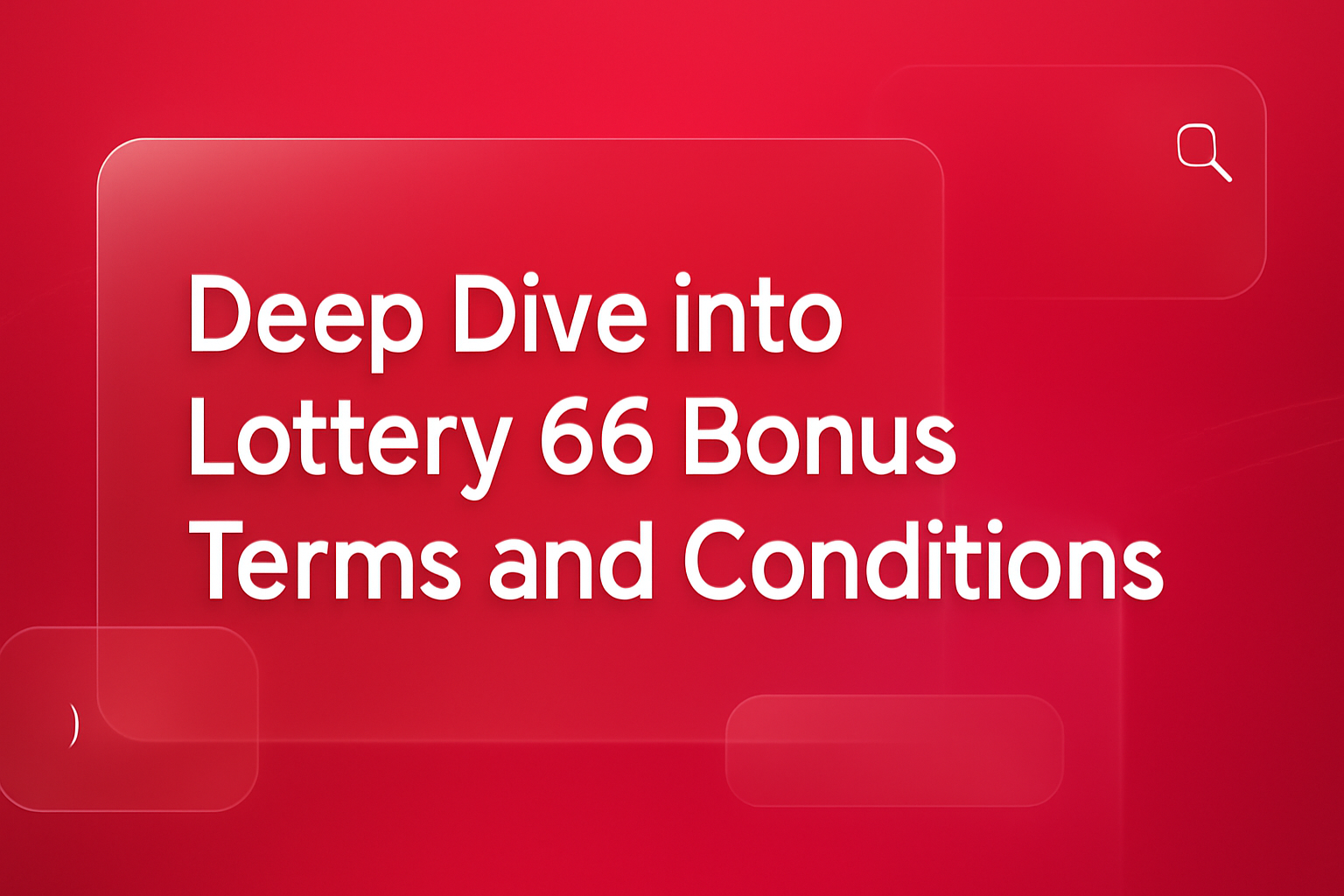 Information scene of Lottery 66 Installation Guide