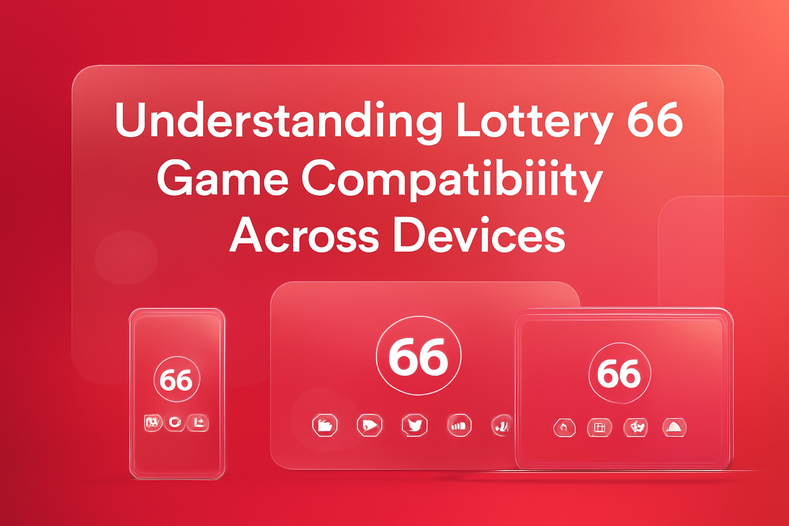 Informational scene illustrating how to fix login issues for Lottery 66.