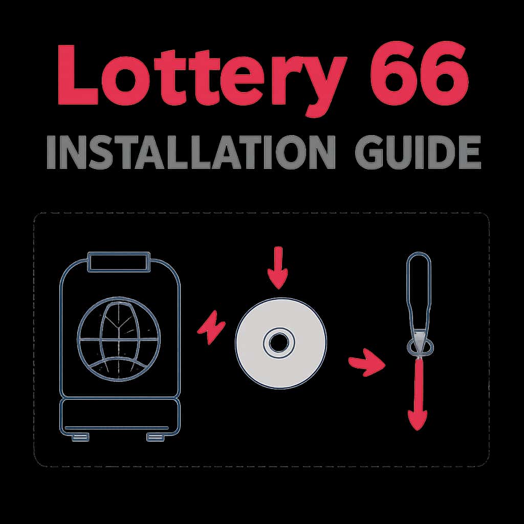 Diagram explaining Lottery 66 Installation steps