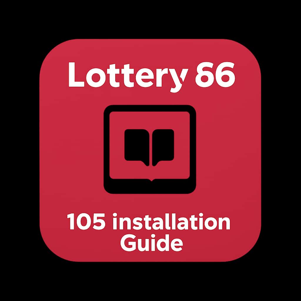 Icon representing the Lottery 66 iOS Installation Guide.