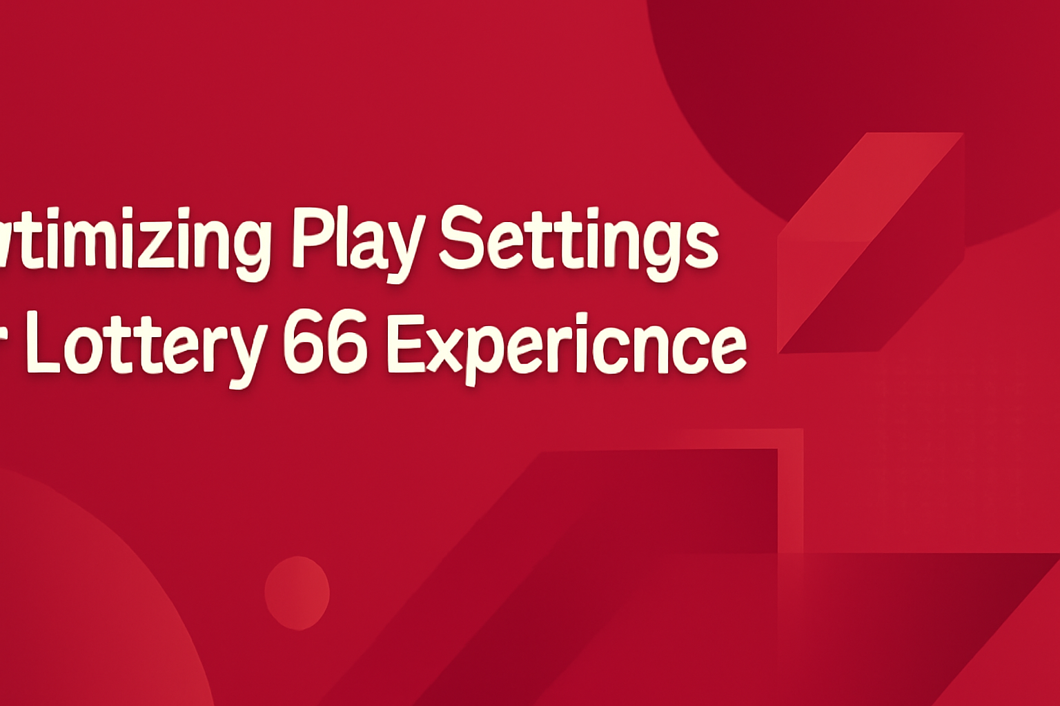 An informative visual representation of Lottery 66 Install process with clear text.