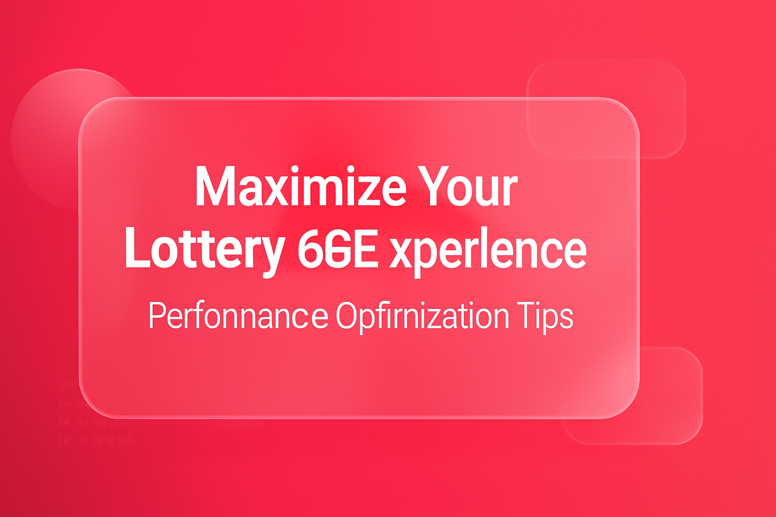 Informational scene showcasing the Lottery 66 iOS Installation Guide.