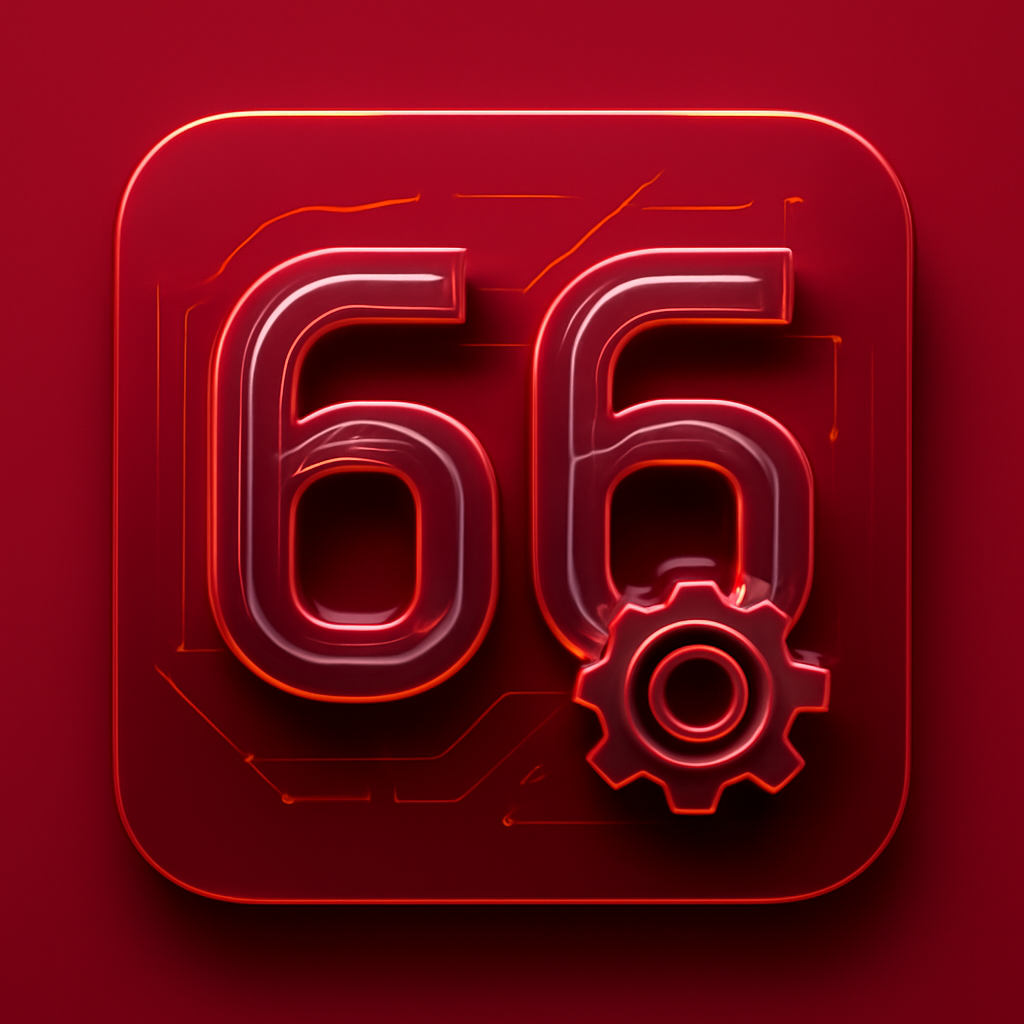 Icon representing the Lottery 66 iOS Installation Guide.