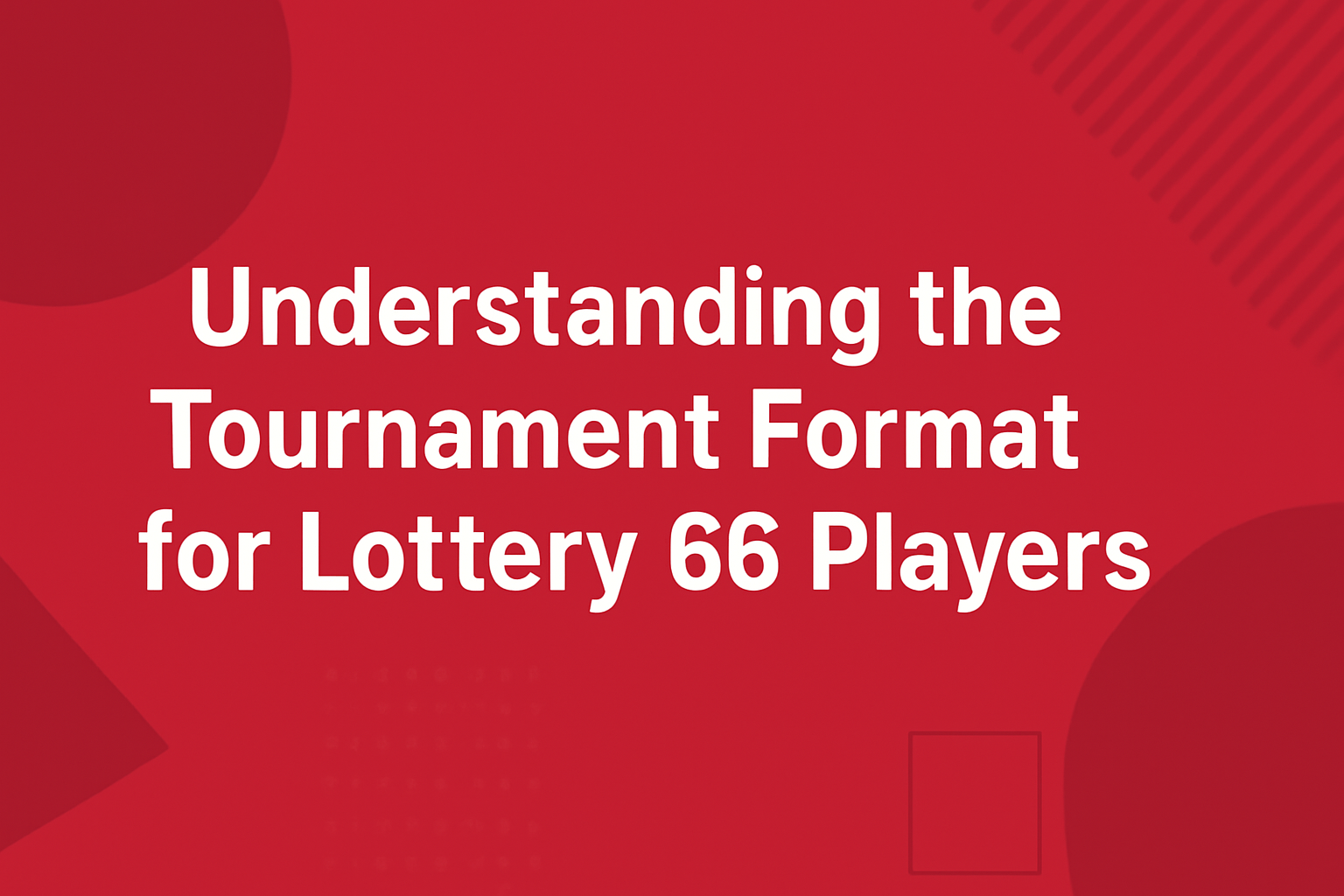 Informational scene showcasing the Lottery 66 iOS Installation Guide.